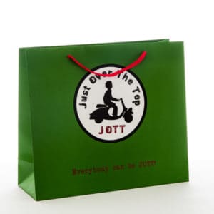 un sac pour boutique Jott vert