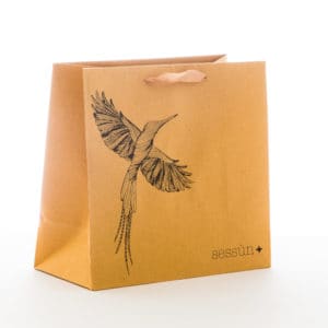 un sac papier en kraft de luxe pour Sessun