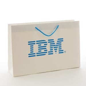 un sac publicitaire de luxe pour IBM